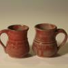 red espresso cups 2' dia x 3" h set $40